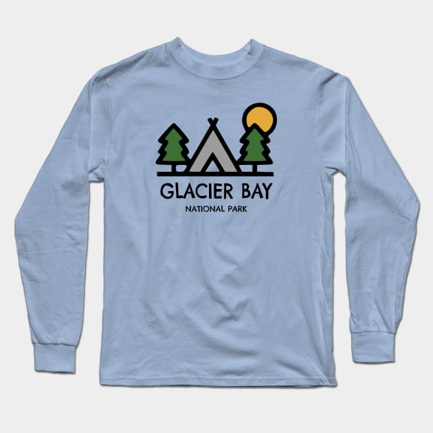 Glacier Bay National Park Long Sleeve T-Shirt by esskay1000